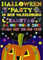 Kinder Halloween in der Wasserburg Bad Vilbel, 31.10 ab 17 Uhr!